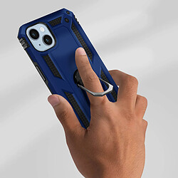 Avis Avizar Coque pour iPhone 14 Plus Hybride Bague de maintien Support Vidéo bleu nuit