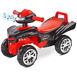 Toyz RAPTOR Quad porteur pousseur musical enfant à partir de 18 mois Rouge