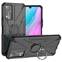 Coque en TPU anti-rayures, anti-chutte avec béquille annulaire réglable pour votre Infinix Note 11 - noir