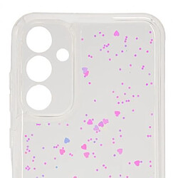 Avis iLike Coque arrière en silicone à paillettes pour Samsung Galaxy A35 5G (A356E) (A356B) Rose clair