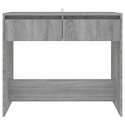 Maison Chic Table console | Meuble d'entrée | Table d'appoint Sonoma gris 89x41x76,5 cm Acier -GKD21200 pas cher