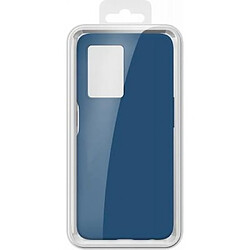 Coque Silicone Bleu BigBen Connected pour Oppo A77 pas cher