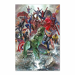 Grupo Erik - Poster Marvel los vengadores - Marvel legacy by alex ross - Deco Maison, Tableau Decoration Murale, Cadre Decoration Murale