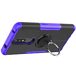 Coque en TPU anti-chute avec béquille pour votre Nokia 2.4 - violet