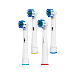 Remplacement Blanc Brosse À Dents Têtes, pour Precision Clean Recharges pour Brosse À Dents Électrique, profonde et Précis de Nettoyage, Pack