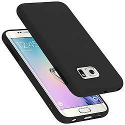 Cadorabo Coque Samsung Galaxy S6 EDGE Etui en Noir