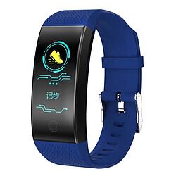 Wewoo Bracelet connecté Smartwatch Fitness Tracker 0,96 pouce HD couleur écran Smartband Smart Bracelet, IP68 étanche, soutien de mode sportive / moniteur de sommeil / appareil photo Bluetooth / de fréquence cardiaque bleu