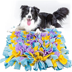 Chien Snuffle Mat, chien Snuffle Mat, chien Snuffle Mat, chien Snuffle Mat, lapin Snuffle Mat (jaune bleu violet)