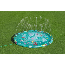 Avis Piscine Tapis Jets d'Eau Bestway Ø165 cm Imprimé Marine Bleu Plus de 3 ans