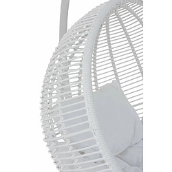 Inside 75 Chaise Suspendue Rond NAOMI / Blanc pas cher