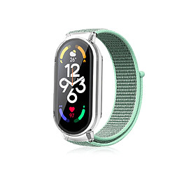 Bracelet en nylon pour votre Xiaomi Mi Band 7/7 NFC - Vert clair/transparent