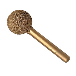 Tête de meulage en forme de boule ronde diamantée outils de forage 14mm 46 grains pas cher