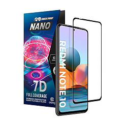 Crong 7D Nano Flexible Glass - Protecteur d'écran hybride à couverture complète 9H Xiaomi Redmi Note 10 5G