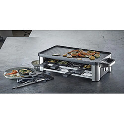 Wmf appareil à Raclette multifonctions 3 en 1 pour 8 personnes 1500W noir gris