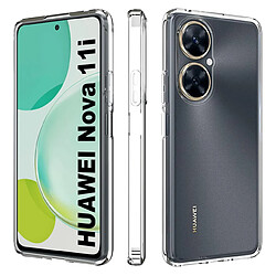 Htdmobiles Coque pour Huawei Nova 11i - housse etui silicone gel fine + film ecran - TRANSPARENT TPU