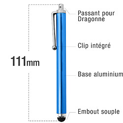 Avizar Stylet Bleu pour écran Tactile - Pointe Ronde pas cher