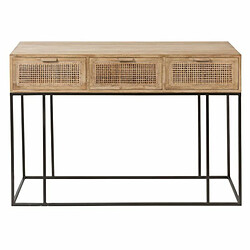 Paris Prix Console 3 Tiroirs en Bois Bombay 120cm Naturel