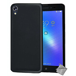 Htdmobiles Coque silicone gel fine pour Asus Zenfone Live ZB501KL + film ecran - NOIR