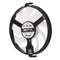 Acheter Wewoo Ventilateur de refroidissement carte graphique GPU cartes graphiques VGA refroidisseur pour XFX RX470 RX480, avec la lumière bleue