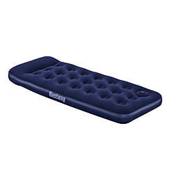 Matelas de Camping Gonflable Bestway Horizon Individuel 185x76x22 cm Supporte jusqu'à 150 Kg avec Gonfleur Intégré Couleur Bleu