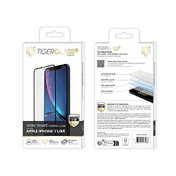 Tiger Verre Trempé pour iPhone 11/XR Recyclé Ultra-résistant Transparent