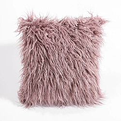 Wewoo Coussin de voyage Velvet Long En Peluche Couverture Populaire Carré Furry Maison Lit Décoration Taie D'oreiller, Taille: 45 x 45cm (Violet)