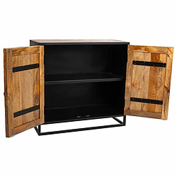 Avis Console Alexandra House Living Noir Bois Fer 40 x 82 x 89 cm