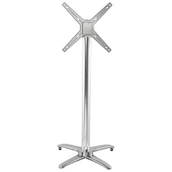 Alterego Pied de table 'PRATIK' 110 en aluminium pas cher