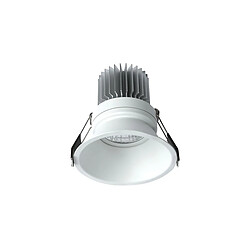 Acheter Inspired Downlight Encastré 10.8cm Rond 12W COB LED 4000K, 1080lm, Blanc Mat, Driver Inclus, 3 ans de Garantie