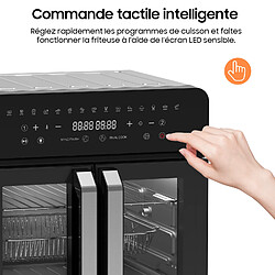 Iceagle Double zone Friteuse à air chaud AFTO-2301DT 23L Noir