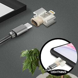 Acheter Câble USB-C et Adaptateur Lightning Charge 2A et Synchronisation LinQ - Gris