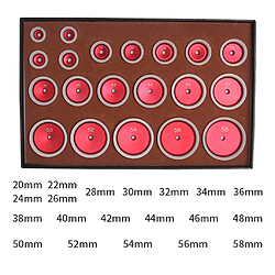 Boîtier De La Montre Moule De Pressage Montre Couverture Arrière Pressage Dies Kit 20pcs Rouge