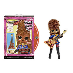 Lol Surprise L.O.L. Surprise OMG Remix Rock- Ferocious and Bass Guitar - Poupée Mannequin 24cm