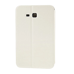 Acheter Wewoo Housse Étui blanc pour Samsung Galaxy Tab 3 Lite T110 / T111 Texture givré en cuir flip avec support