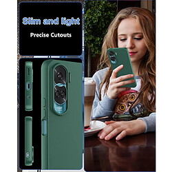 Htdmobiles Coque pour Huawei Honor 90 Lite 5G - housse etui silicone gel fine + film ecran - VERT