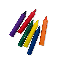 Jouet pour le bain - Crayons de couleur (6 pièces : rouge, jaune, vert, bleu, violet, orange)