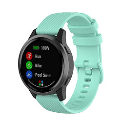 Bracelet en silicone cyan pour votre Garmin Vivoactive 4