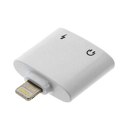 Avizar Adaptateur Charge Audio Prise iPhone iPad iPod Prise Jack 3.5mm Femelle Blanc