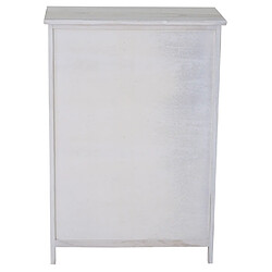 Acheter Mendler Commode Ermelo, armoire à tiroirs avec tableau, style shabby, vintage 87x60x30cm ~ blanc