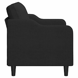 Acheter Maison Chic Canapé à 2 places,Sofa de Salon,Canapé droit Noir 120 cm Tissu -GKD430039