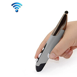 Wewoo Souris sans fil gris pour ordinateur portable PC 2.4GHz Innovative Pen-style poche sans Smart Mouse