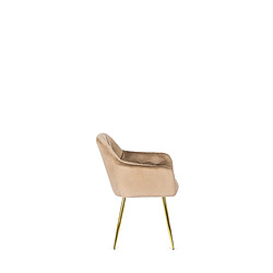 Avis Vivaldi Chaise RAYA Beige Velours