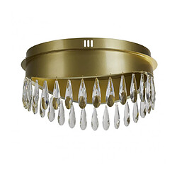 Searchlight Plafonnier LED intégré Jewel Verre,acier inoxydable,acier doux Transparente en or