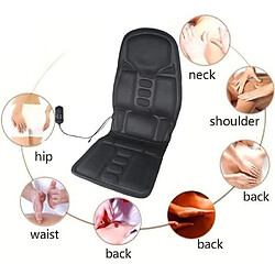 Masseurs électriques Vinteky Auto Coussin de Massage Chauffante de siège de Voiture Siège massant Matelas de Massage par 41347