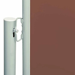 Avis Maison Chic Auvent latéral rétractable de balcon | Store extérieur | Auvent solaire de patio 140x600 cm Marron -GKD53332