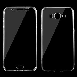 Wewoo Coque Transparent pour Samsung Galaxy J7 2016 / J710 0.75mm Double-face Ultra-mince TPU Housse de protection