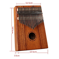 Acheter Wewoo Piano Kalimba simple 17 claviers en bois d'acaciapiano à doigts