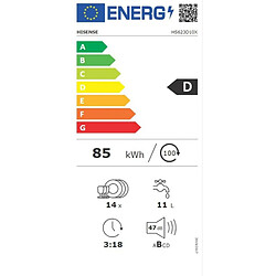 Lave-vaisselle Hisense HS623D10X 60 cm