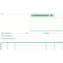 Cahier de commande Manifold Exacompta autocopiant 21 x 18 cm 50 pages double exemplaires