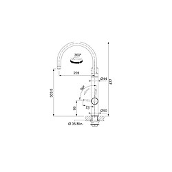 Avis Mitigeur filtrant multifonctionnel chromé - 865579SBVL - FRANKE